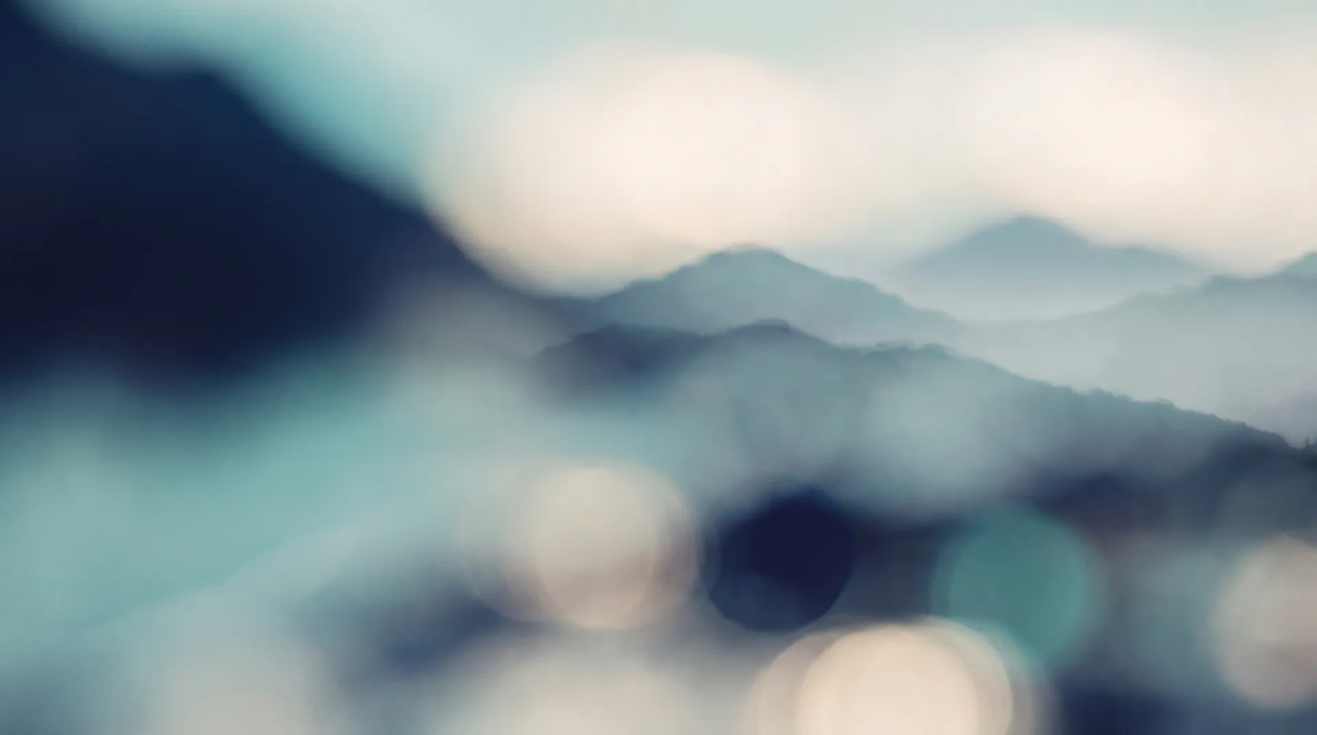 Abstract teal and navy visual
